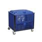 STORAGE UNIT WITH DROP GATE AND LID (WITH CASTERS)