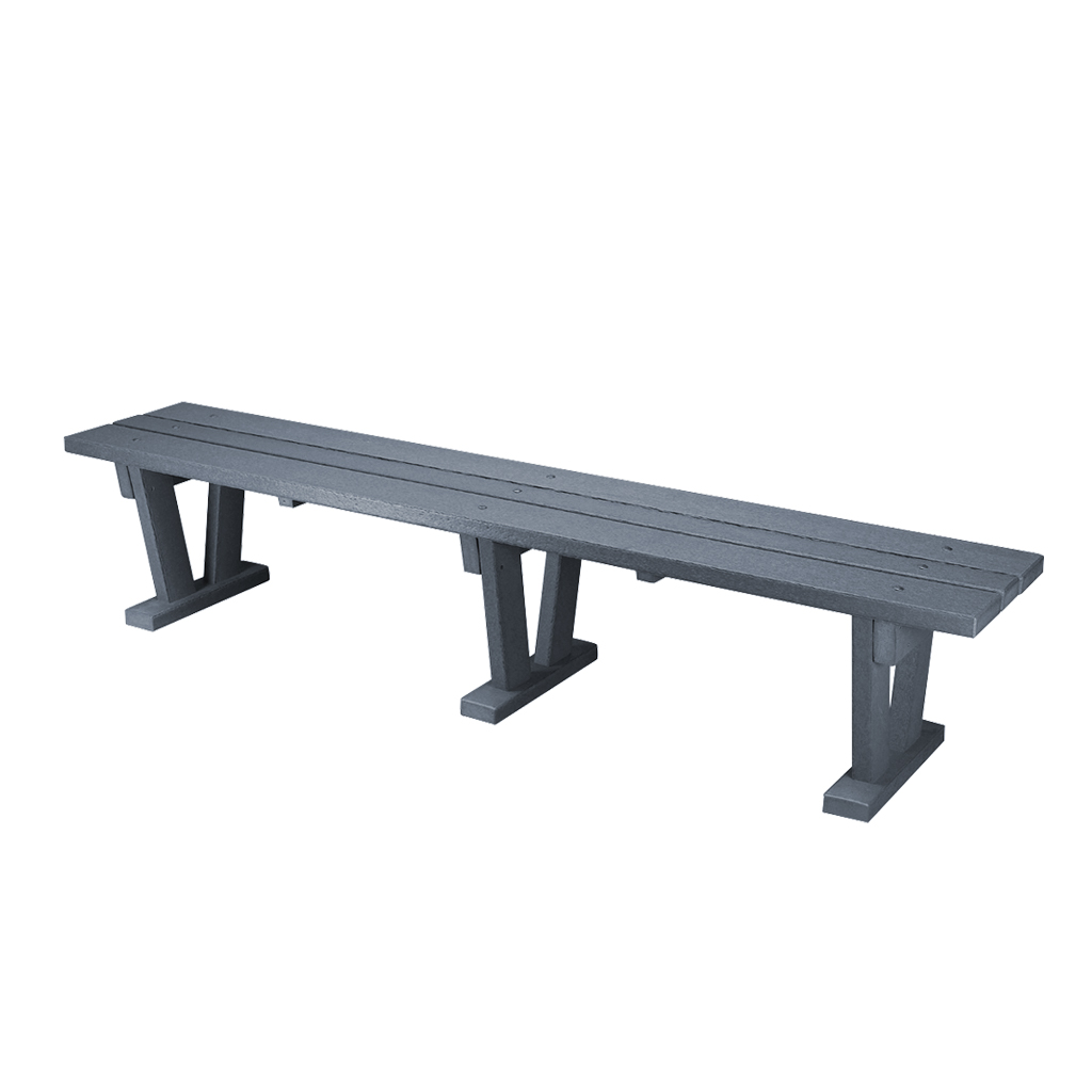 WIDE PLASTIC BENCH - 9 FT