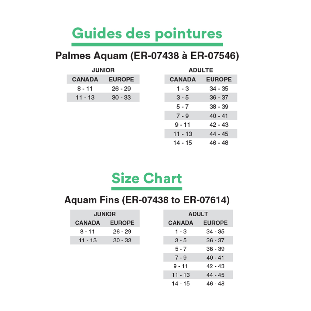 AQUAM FINS YELLOW/RED (3-5)