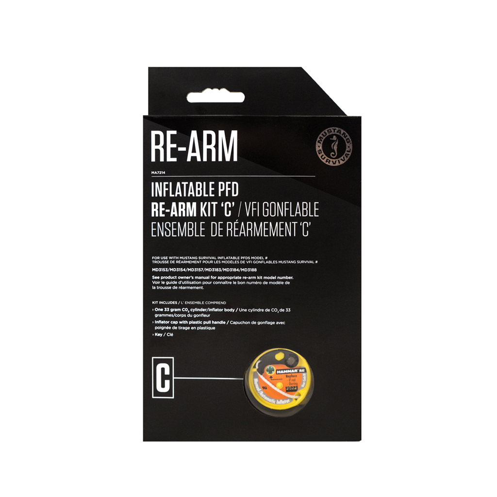 RE-ARM KIT 'C' FOR MUSTANG INFLATABLE PFD