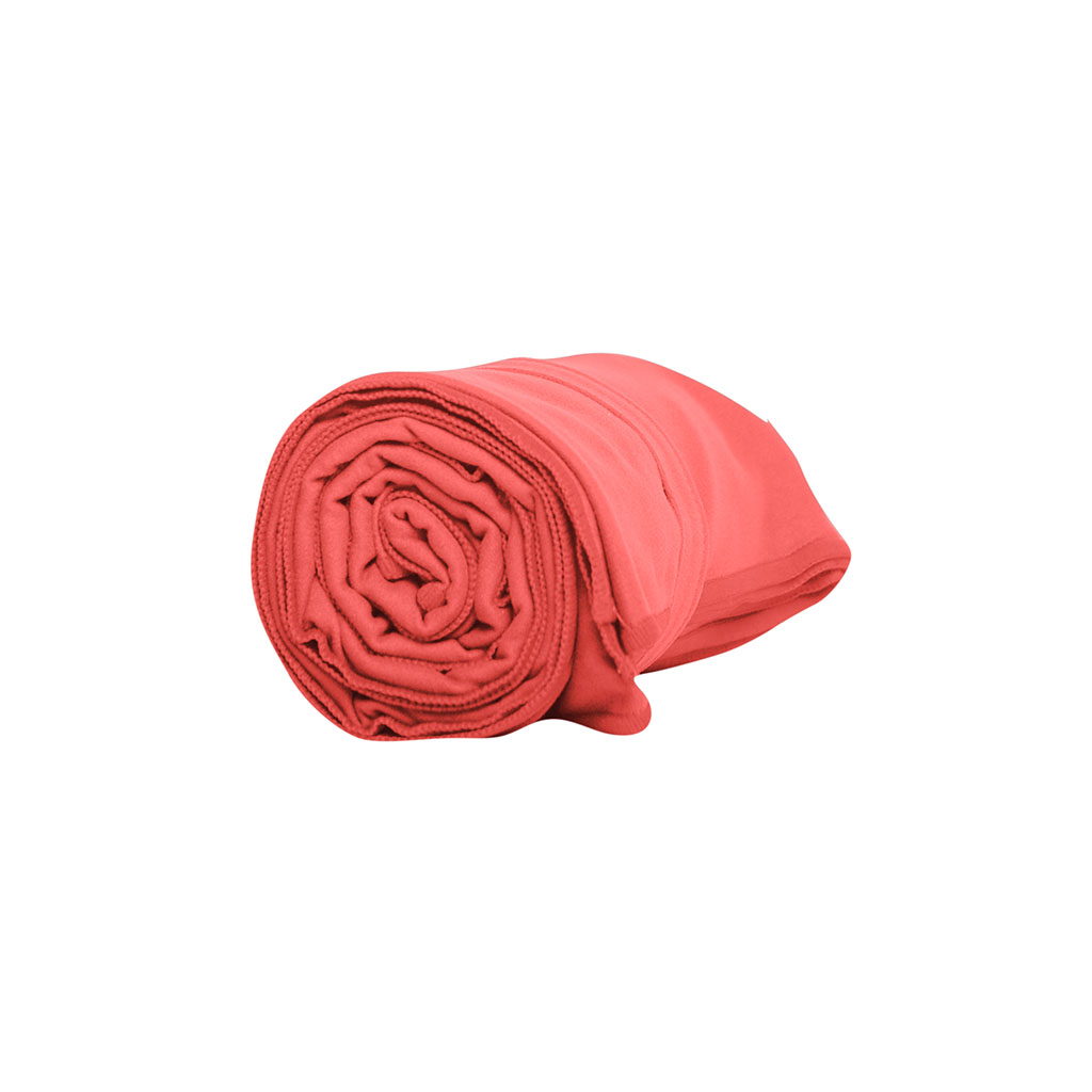 SUEDE TOWEL AQUAM 30X60 CORAL RED
