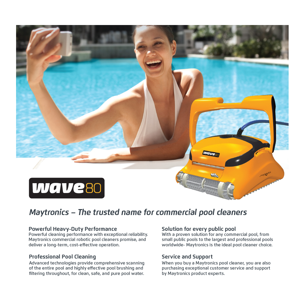 POOL CLEANER DOLPHIN WAVE 80