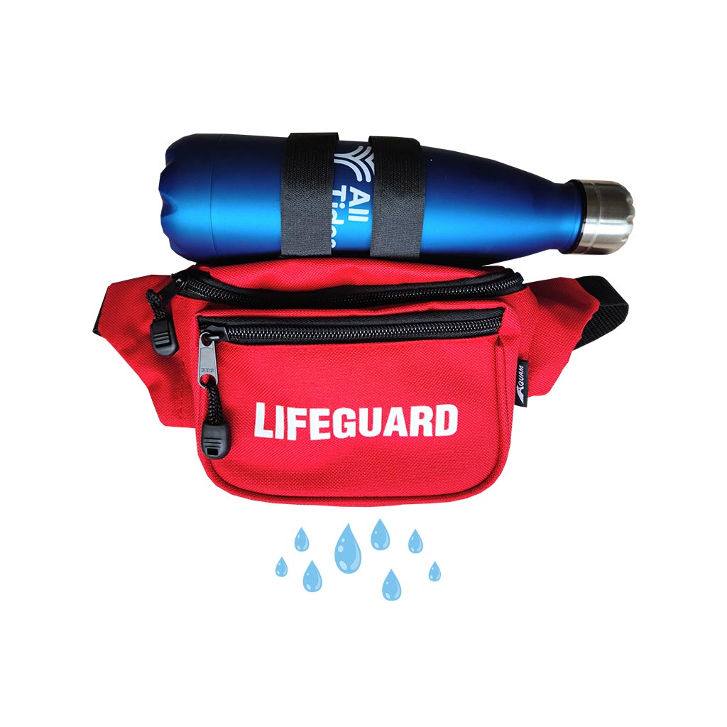 RED DELUXE  WAIST PACK "LIFEGUARD"
