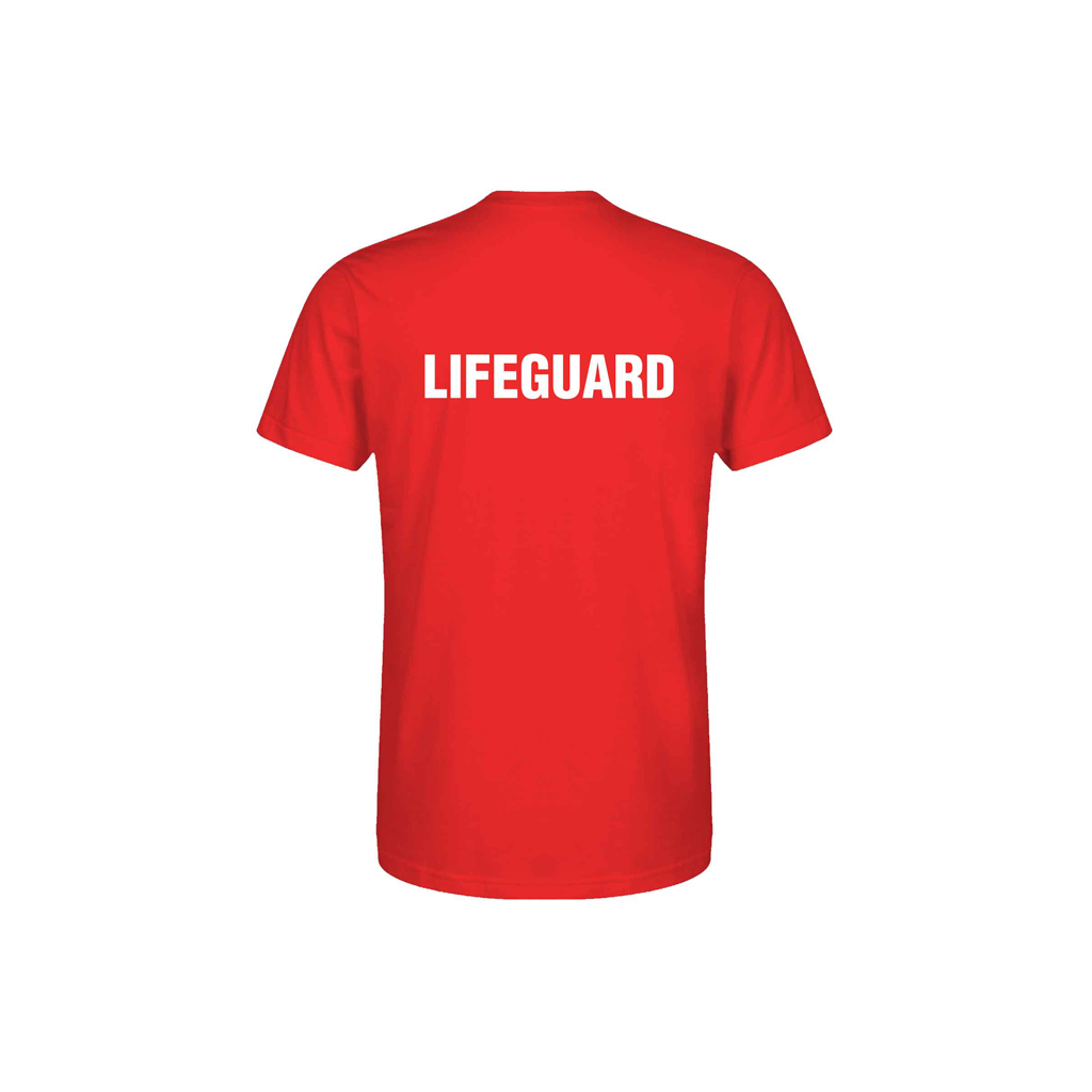 RED T-SHIRT "LIFEGUARD" (L)