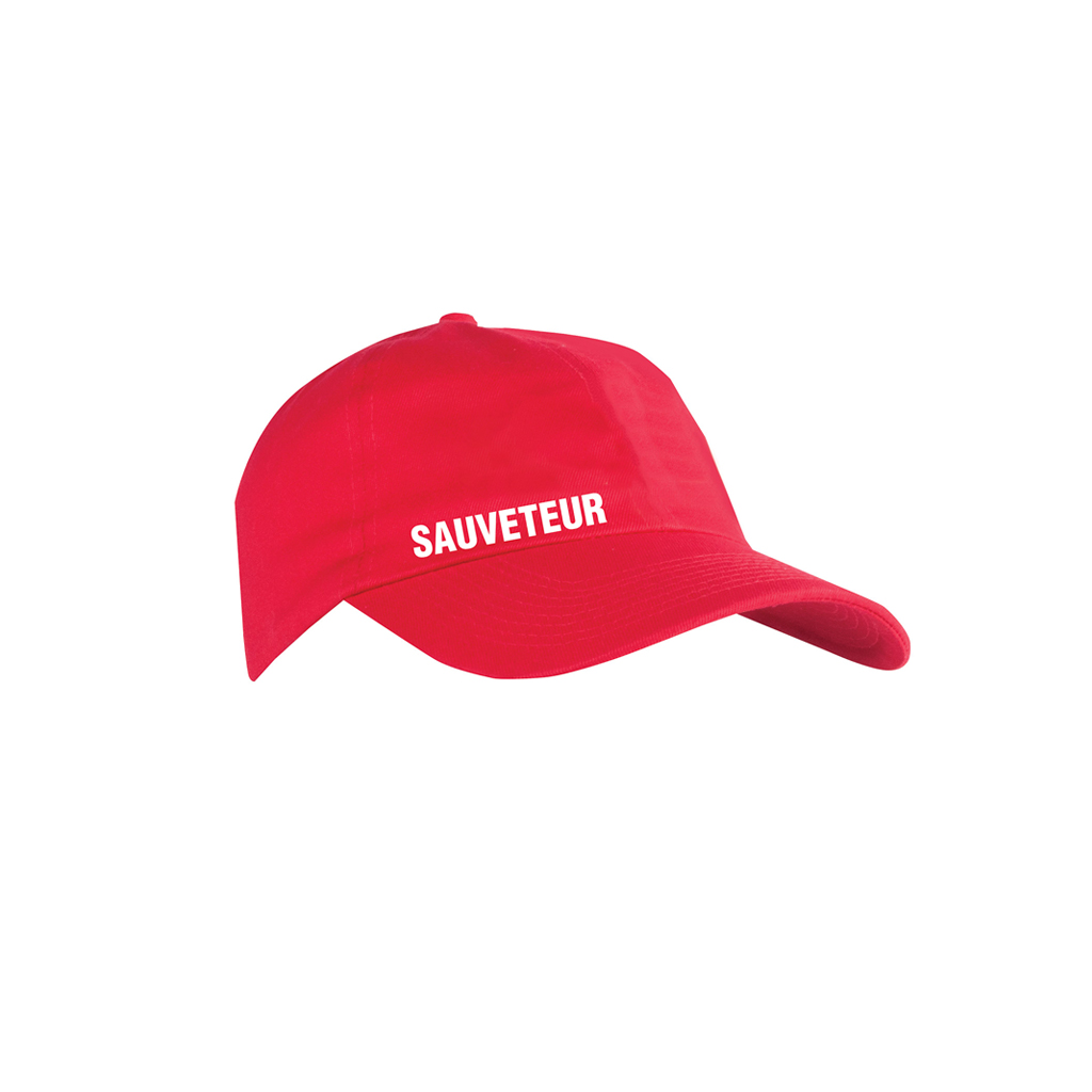 RED CLASSIC CAP "SAUVETEUR"