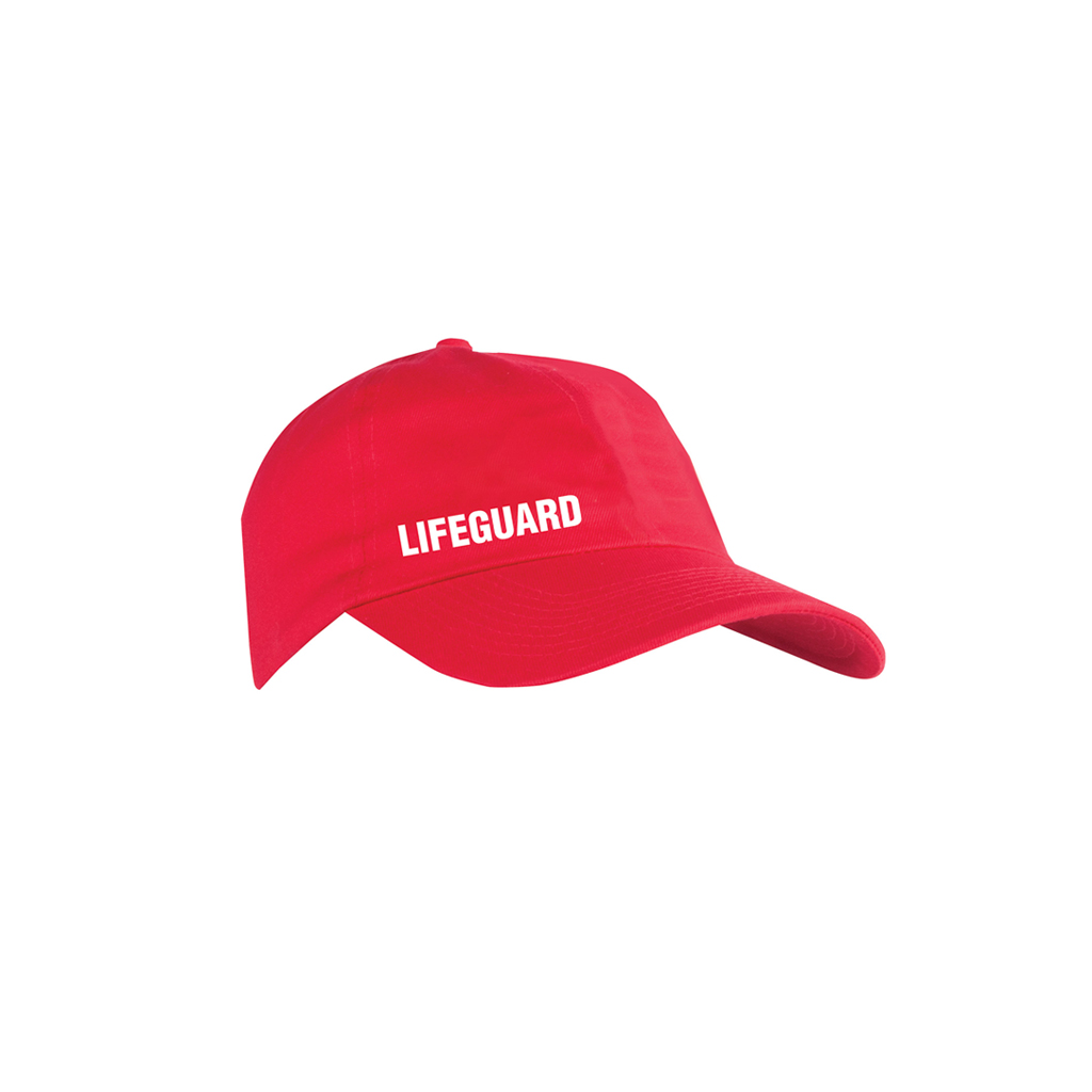 RED CLASSIC CAP "LIFEGUARD"