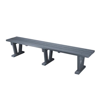 WIDE PLASTIC BENCH - 4 FT