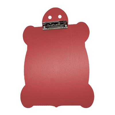 TURTLE CLIPBOARD RED