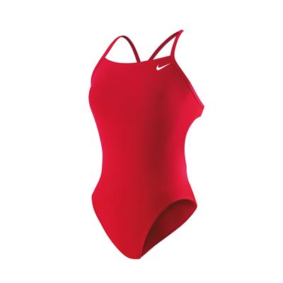 NIKE SOLID RACERBACK SWIMSUIT RED (28)
