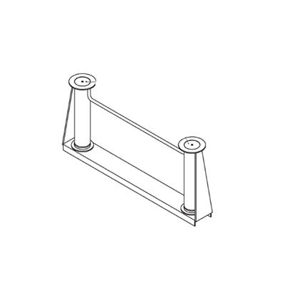 DUAL POST ANCHOR FOR STARTING PLATFORMS - 10'' 