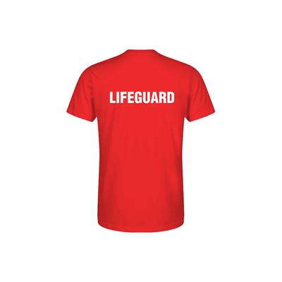 RED T-SHIRT "LIFEGUARD" (M)