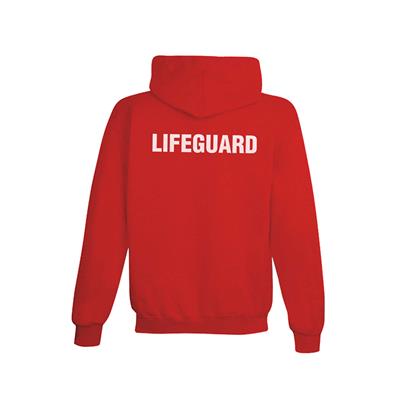 RED HOODIE LIFEGUARD (L)