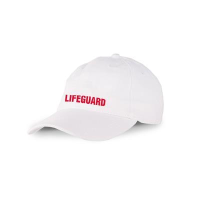 WHITE CLASSIC CAP "LIFEGUARD"