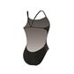 NIKE SOLID CUT-OUT SWIMSUIT BLACK (34)