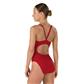 SPEEDO MAILLOT FLYBACK ROUGE (38)